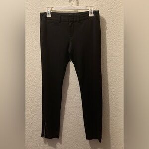 VINCE black zipper detail pants